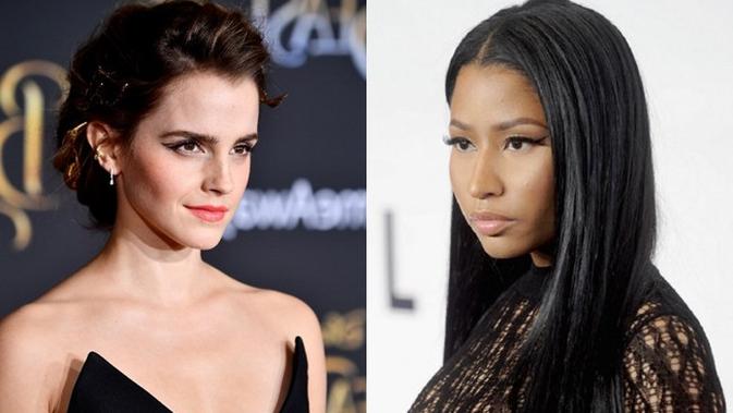 Adu Seksi Nicky Minaj vs Emma Watson, Siapa Lebih Mengoda ...