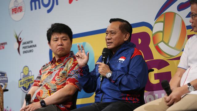 Ketua Umum Pengurus Pusat Persatuan Bola Voli Seluruh Indonesia (PBVSI), Imam Sudjarwo