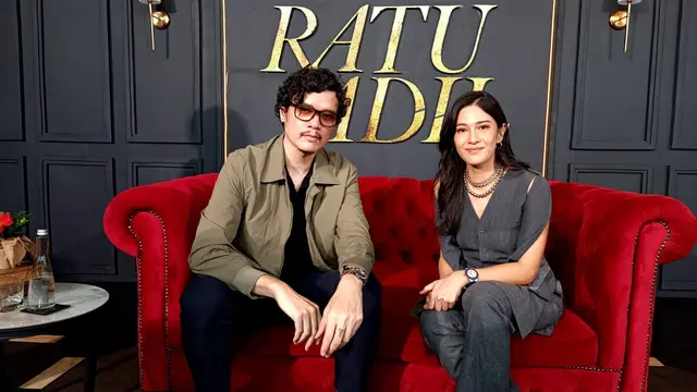 Dian Sastrowardoyo kepada awak media di acara Press Junket Series Ratu Adil, Kamis (22/2/2024).