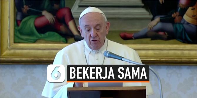 VIDEO: Paus Fransiskus Minta Uni Eropa Bersatu Hadapi Dampak Corona