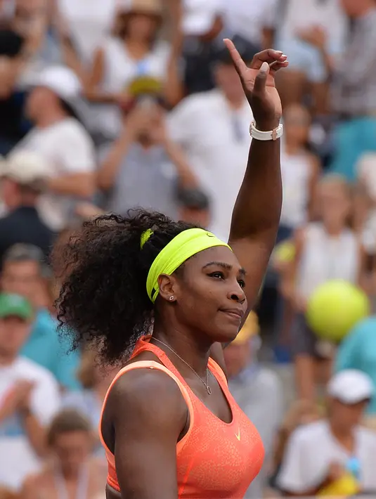 Atlet tenis kelas dunia ini telah ditemani Jackie bahkan sebelum dia memenangi gelar juara grand slam pertamanya yakni Amerika Serikat (AS) Terbuka 1999. Sejak saat itu, Jackie selalu menemani Serena bahkan saat di lapangan tenis.  (Bintang/EPA)