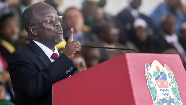 Presiden Tanzania John Magufuli (AFP/Daniel Hayduk)