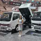 Mitsubishi Fuso eCanter menghiasi GIIAS 2024.