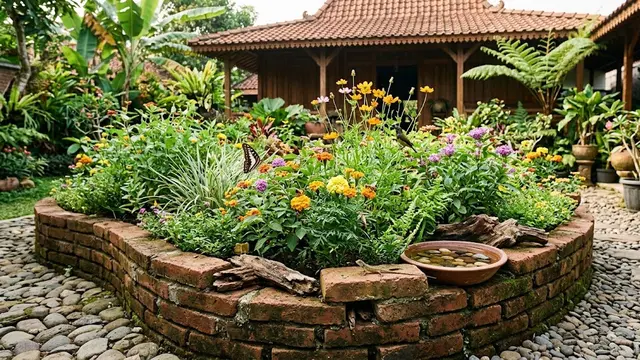 Ide Dekorasi Bedengan Tanaman