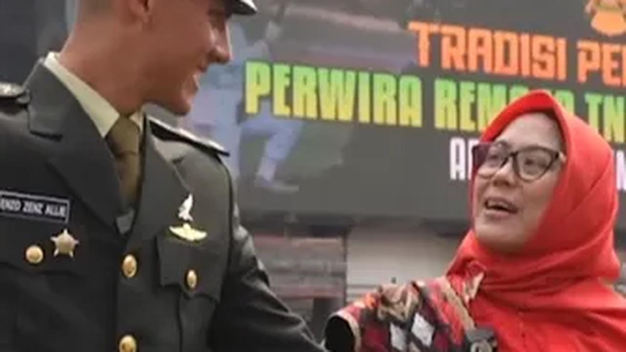 Kini Enzo berhak menyandang pangkat Letnan Dua (Letda) Infanteri.
