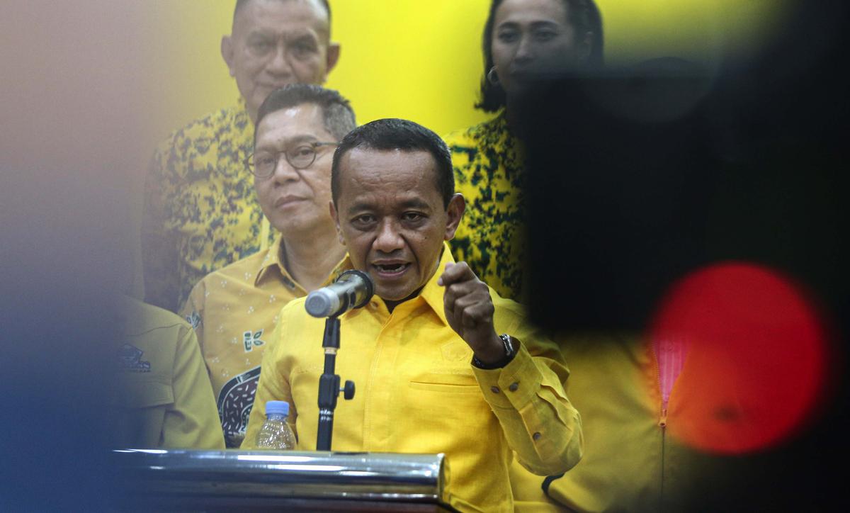 Bahlil Lahadalia umumkan kepengurusan baru Partai Golkar