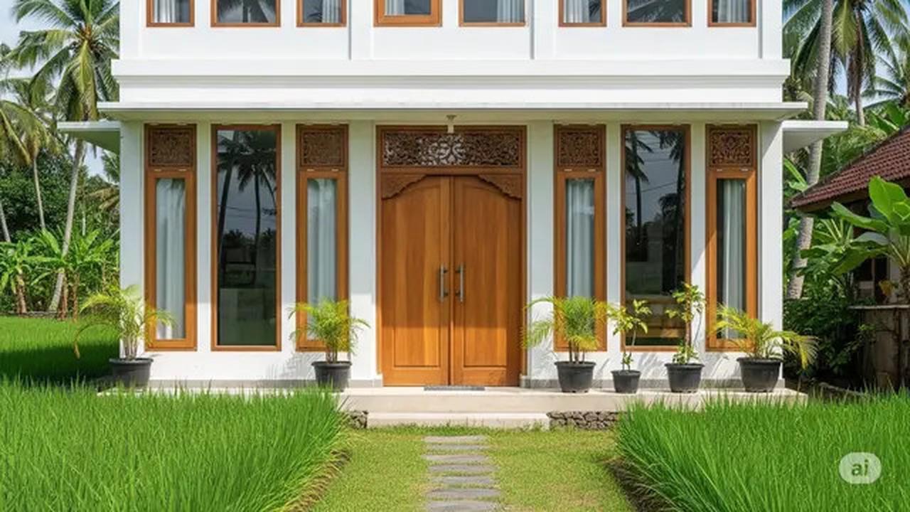 10 Inspirasi Desain Rumah Sederhana 2 Lantai di Desa, Nyaman, Asri, dan Hemat Biaya