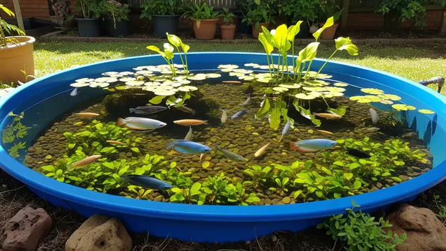 Tips Memanfaatkan Tandon Bekas Menjadi Kolam Gurame Produktif (AI Generated)