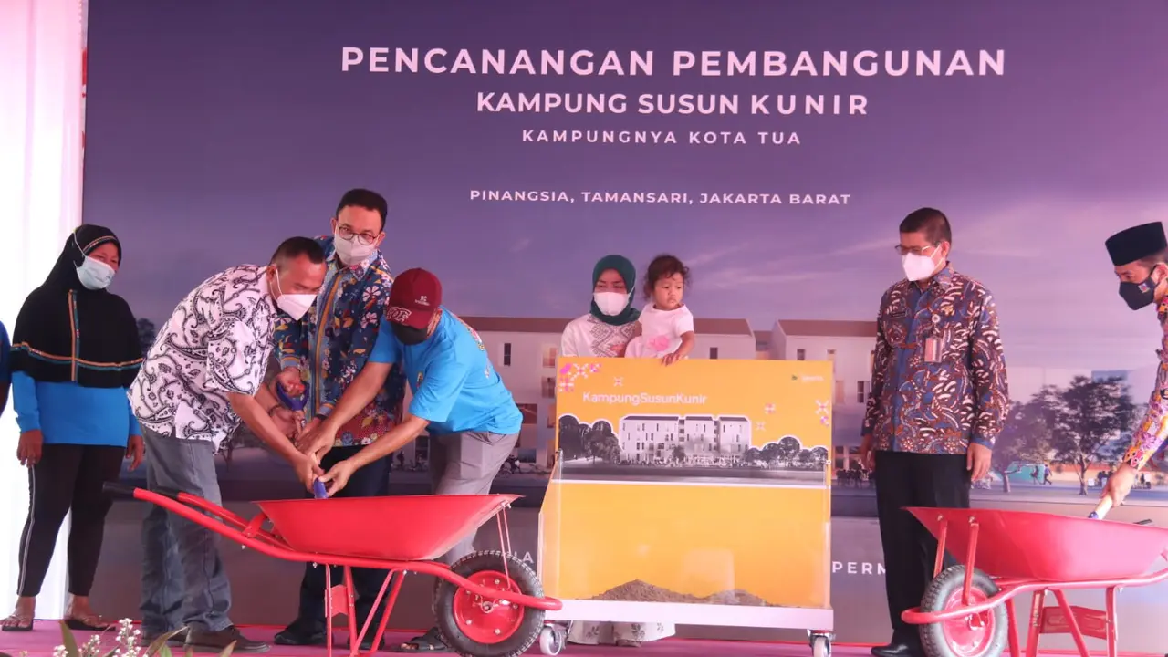 Anies Baswedan akan bangung Kampung Susun Kunir di Tamansari, Jakarta Barat