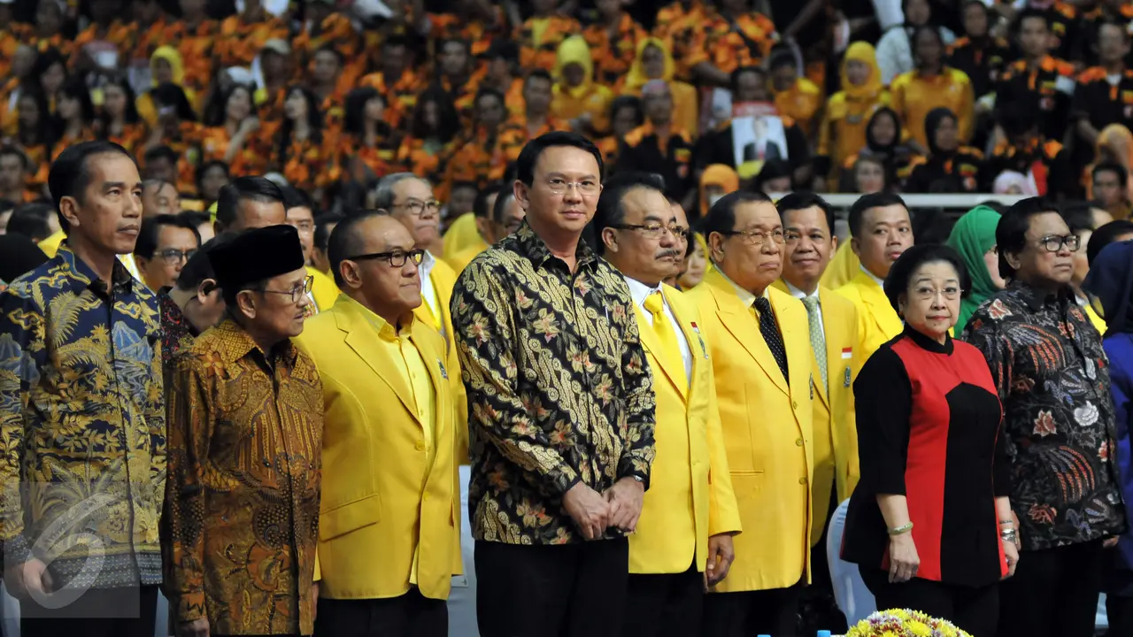 20160729-Presiden Jokowi, Megawati Hingga Ahok Hadiri Penutupan Rapimnas Partai Golkar-Jakarta