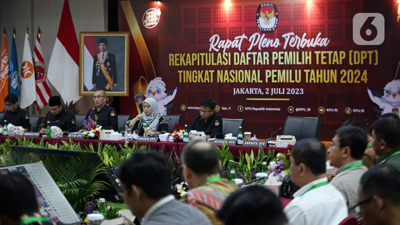 KPU Tetapkan DPT Pemilu 2024
