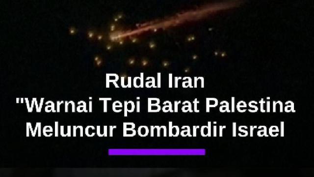 Rudal milik Iran meluncur menuju Tel Aviv, Israel sejak Selasa (24/3). Pecahan rudal mewarnai langit Tepi Barat, Palestina, sebelum rudal tersebut mendarat di Israel. Sejumlah bangunan, termasuk apartemen di Bnei Brak, Tel Aviv porak poranda dihantam rudal milik Iran. #Merdekadotcom #IranVsIsrael...