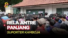 Berita Video, antrean panjang suporter Kamboja untuk nonton laga kontra Filipina di SEA Games 2023 pada Minggu (30/4/2023)