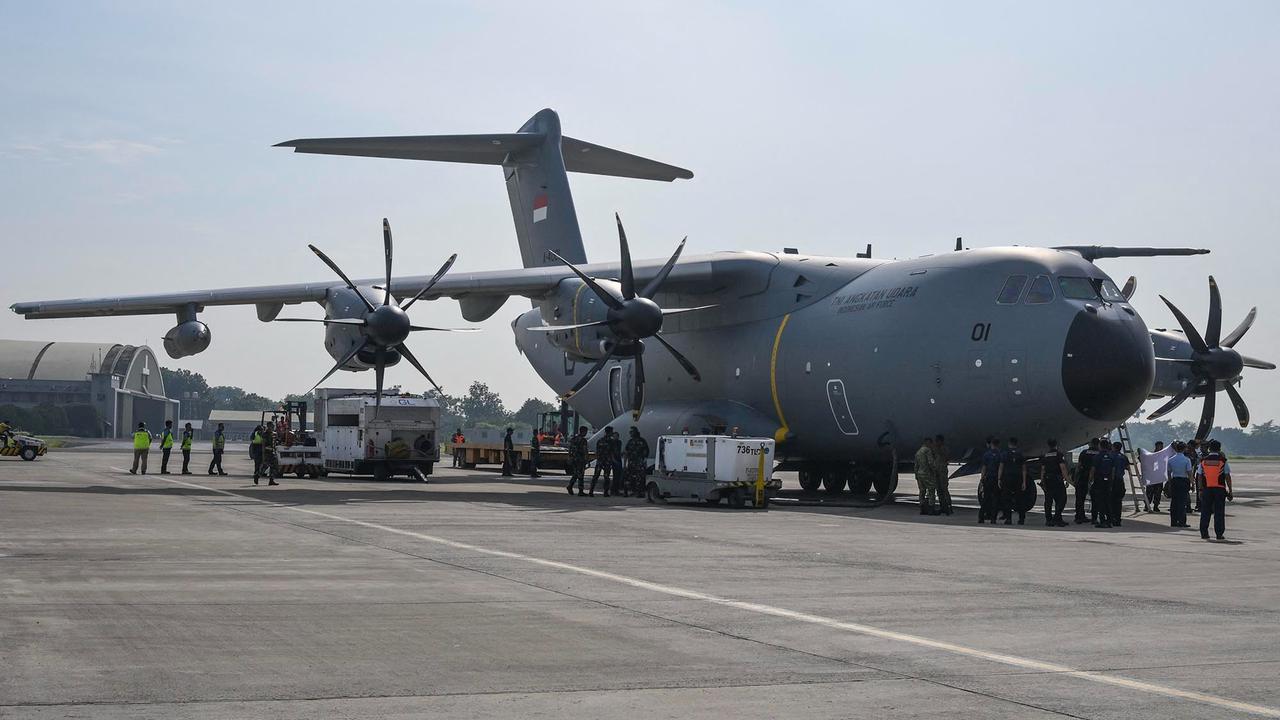FOTO: Presiden Prabowo Resmikan A400M, Pesawat Jumbo Baru TNI AU