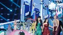 Penampilan para pemain “Asmara Gen Z” turut memeriahkan malam puncak HUT SCTV 36 Xtraordinary di Studio Emtek City, Jakarta, Senin (24/8/2026). (KLY/Budy Santoso)