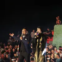 Ade Andrini di acara F8 Makassar (Istimewa)