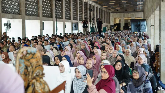 Berbagi Kebaikan Ramadan, Kolaborasi Masjid Istiqlal Gelar Kajian Agama dan Edukasi Interaktif