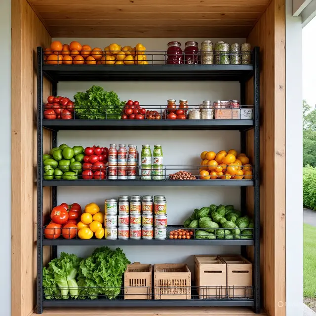 Desain Warung Sembako di Teras Rumah