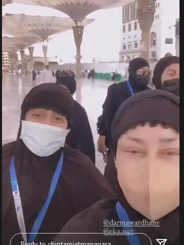 Chintami Atmanagara pergi umrah di tahun 2022 (Foto: Instagram @chintamiatmanagara)