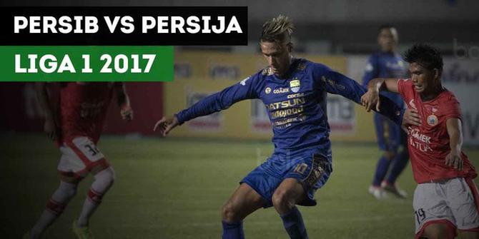 VIDEO: Highlights Liga 1 2017, Persib Vs Persija 1-1