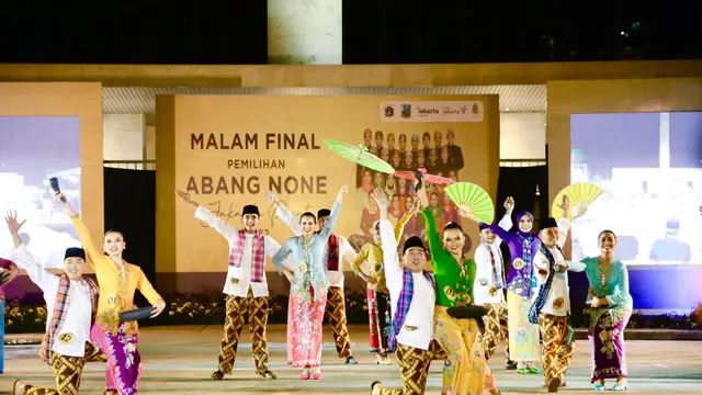 Malam Final Pemilihan Abang None Jakarta Pusat 2022 yang diselenggarakan di Taman Lapangan Banteng, Jakarta Pusat. (Dok. IST)