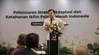 Palang Merah Indonesia meluncurkan Strategi Adaptasi dan Ketahanan Iklim. Hadir Ketua Umum PMI, Jusuf Kalla. (Foto: Istimewa).