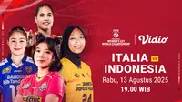 Link Nonton  FIVB U-21 Women’s World Championship Indonesia vs Italia: Eksklusif di Vidio