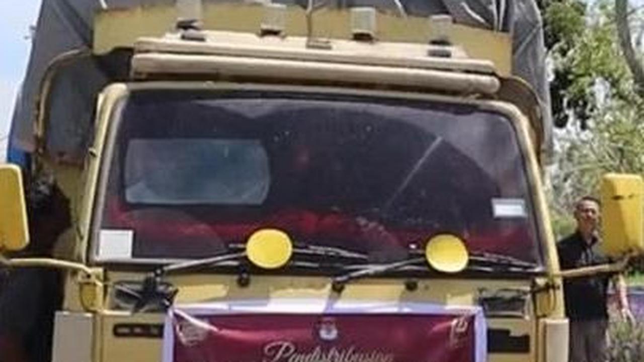 Polres Rohil Kawal Pendistribusian Logistik Pemilu ke 6 Kecamatan