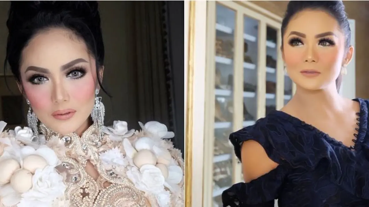 [Bintang] Mirip Hantu, Krisdayanti Lakukan Photoshoot dengan Makeup Tebal Ini