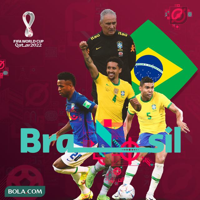 Piala Dunia - Ilustrasi Timnas Brasil