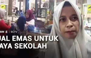 Demi Anak Masuk Sekolah, Emak-Emak di Banten Serbu Toko Emas untuk Jual Perhiasan