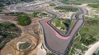 Indonesia akhirnya berkesempatan menjadi tuan rumah satu di antara rangkaian MotoGP 2022, tepatnya di Sirkuit Mandalika. (AFP/Bay Ismoyo)