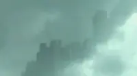 Kota di atas awan yang terbentuk di langit China (vidio.com)
