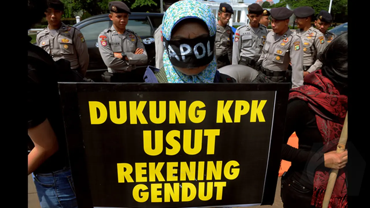 Aksi Damai Dukung Kapolri Bersih
