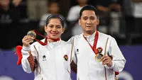 Atlet Indonesia di Paralimpiade 2024 tak henti ukir prestasi. Ganda campuran bulu tangkis, Hikmat Ramdani dan Leani Ratri Oktila raih medali emas pertama. (Foto: NPC Indonesia dari Instagram @jokowi)