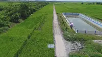 Bangunan air seperti embung dan dam parit akan bermanfaat meskipun debit air kecil, air masih bisa dialirkan ke sawah-sawah petani.