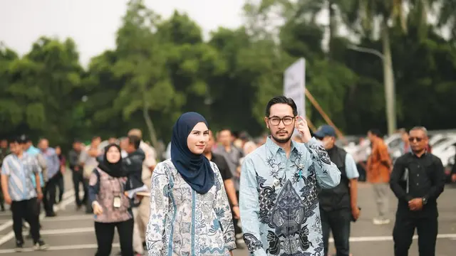 Outfit Ibu Pejabat Syahnaz Sadiqah (Foto: Instagram @syahnazs)