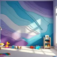 Inspirasi Gradasi Warna pada interior rumah (Image by Meta AI)