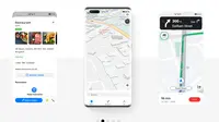 Tampilan aplikasi Petal Maps dari Huawei. (Dok. Huawei)