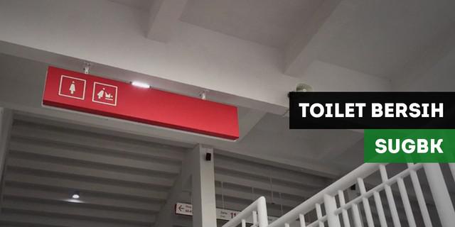 VIDEO: Jelang Final Piala Presiden 2018, Inilah Kebersihan Toilet Baru di SUGBK