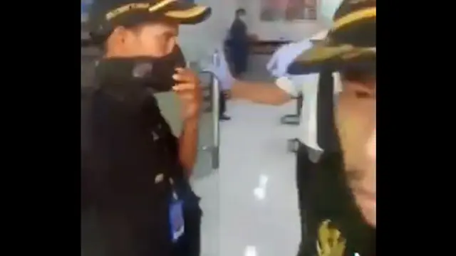 Viral, Aksi Satpam Bersikeras Larang Pengunjung Tak Pakai Masker Masuk Bank