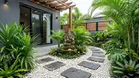 6 Ide Taman Mungil untuk Halaman Rumah yang Panas dan Minim Air, Tetap Cantik Tanpa Banyak Menyiram