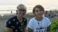 Evelin Nada Anjani bersama Aming saat liburan di Bali (Foto: Instagram Evelin)