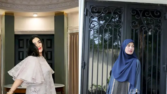 6 Inspirasi Model Gamis Selebriti Saat Idul Adha 2025, Elegan dan Syar’i