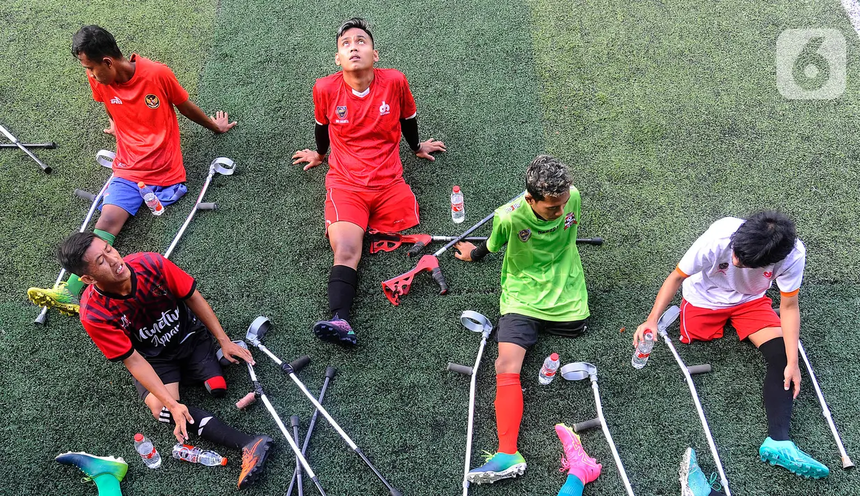 Seleksi Timnas Amputasi Indonesia U-23 kali ini merupakan seleksi lanjutan dari seleksi pertama yang digelar di Yogyakarta pada 6 hingga 7 Mei. (merdeka.com/Arie Basuki)