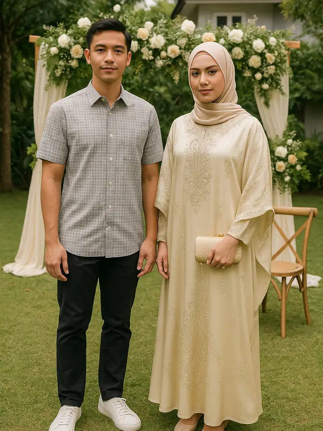 Baju Kondangan untuk Acara Resepsi di Rumah (Foto: ChatGPT)
