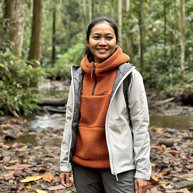Outfit Hiking dengan Lapisan Tengah (Mid Layer) - Fleece dan Jaket Ringan