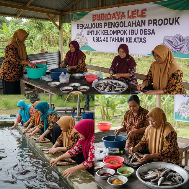 Inspirasi Budidaya Lele untuk Kelompok Ibu Desa Usia 40 Tahun ke Atas
