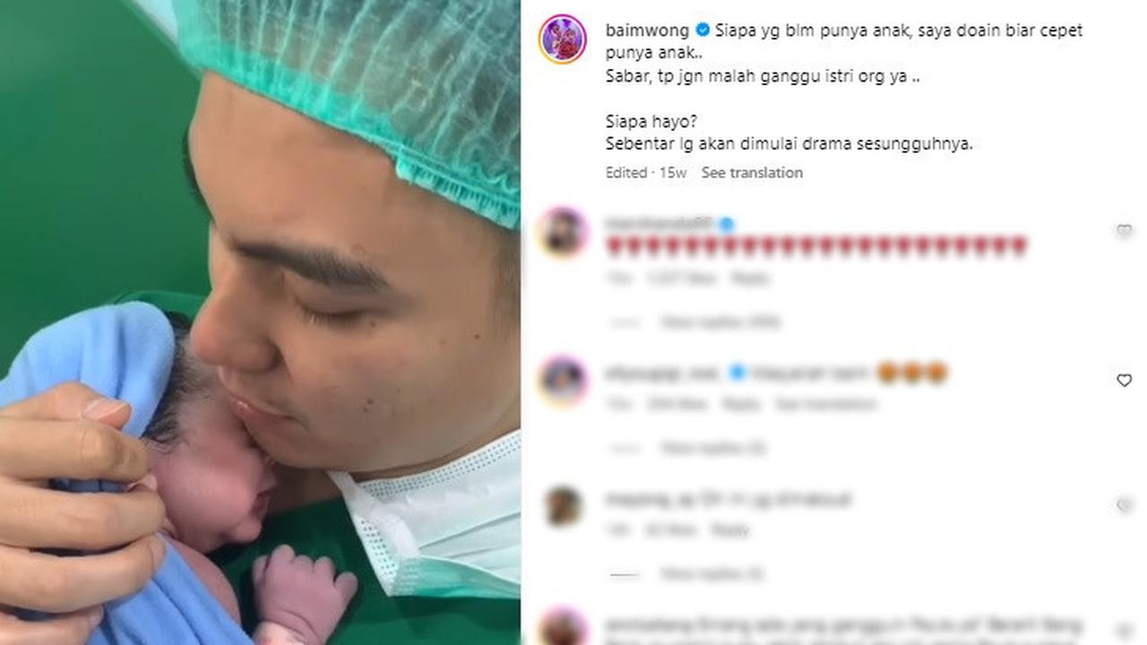 Postingan Lama Baim Wong Kembali Disorot, Caption Tentang Seseorang yang Belum Punya Anak dan Jangan Ganggu Istri Orang