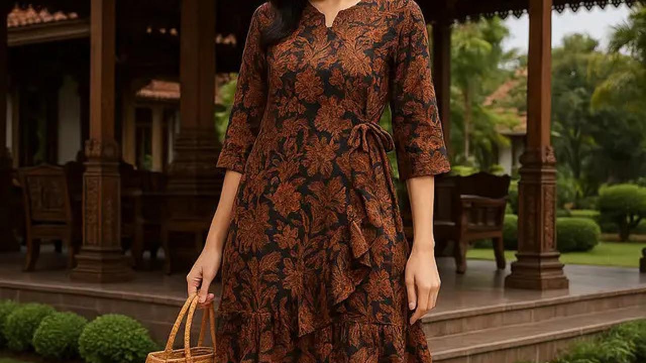 7 Model Tunik Batik Tali Samping Terbaru untuk Tampil Anggun